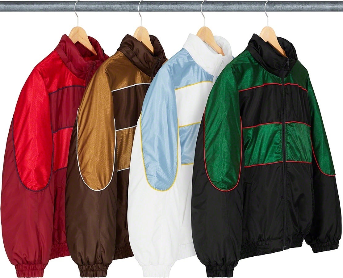 Sports Piping Puffy Jacket